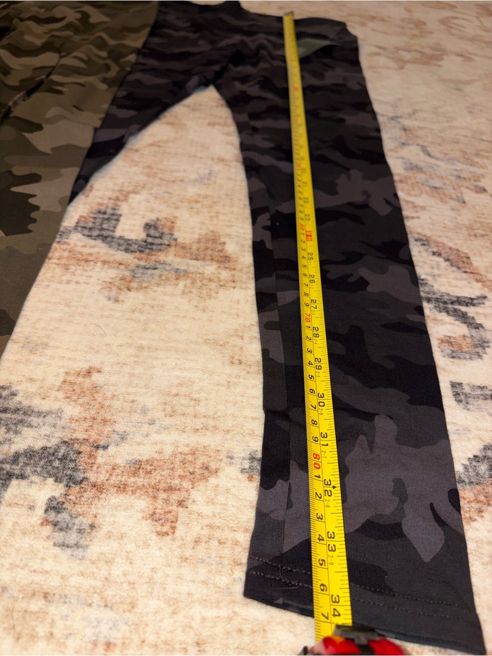 🍑 Camo Leggings - Olive & Charcoal Brand New Size Extra Small Wild Fable - Picture 5 of 6